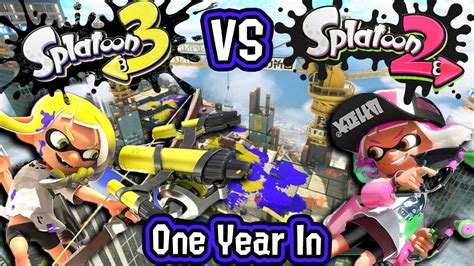 Splatoon 3 Vs Splatoon 2 One Year In Youtube