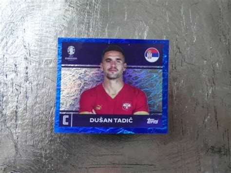 Topps Sticker Uefa European Football Championship Srb Dusan