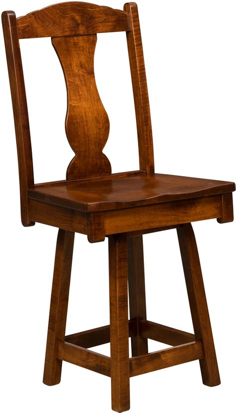 Austin Bar Stool Amish Barstool Solid Hardwood Barstool