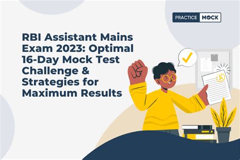 Rbi Assistant Mains Exam 2023 Optimal 16 Day Mock Test Challenge