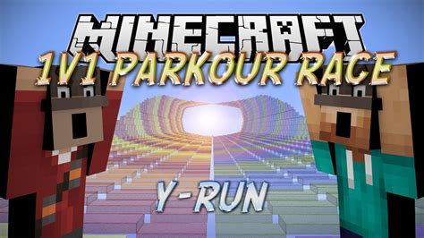 Minecraft 1v1 Parkour Race Y Run Youtube