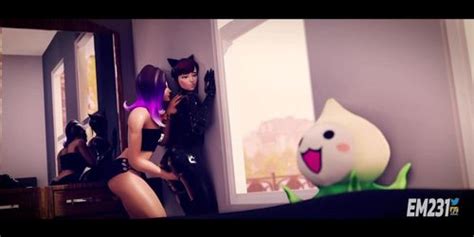 Overwatch Hot D Va And Sombra Part Tnaflix