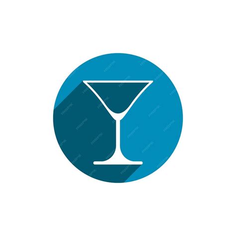 Premium Vector Alcohol Beverage Theme Icon Classic Martini Glass