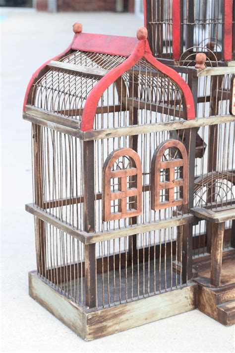 Vintage Pavilion Style Birds Cage At 1stdibs