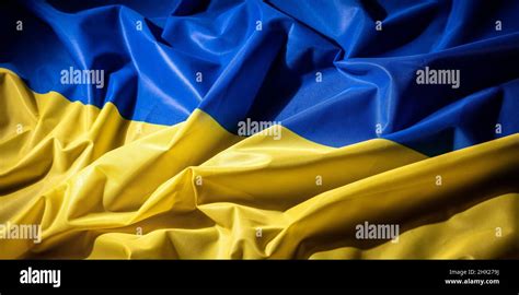 National Flag Of Ukraine Stock Photo Alamy