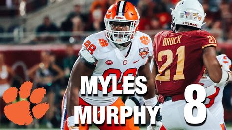 8 Clemson Dl Myles Murphy 2022 Acc Top 25 Returning Players Youtube