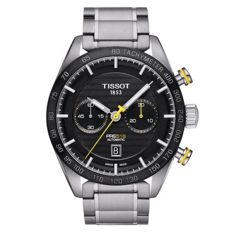 Tissot PRS 516 Chronograph Black And Yellow Tone Catawiki