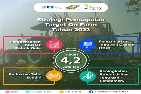 PTPN X Terapkan Empat Strategi Guna Capai 4 2 Juta Ton Tebu Digiling