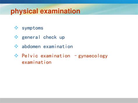 Ppt Gynecological History And Physical Examination Powerpoint