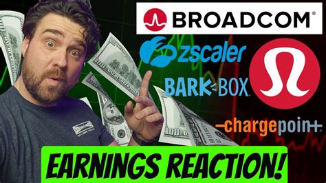 Live Earnings Reaction Lululemon Stock Broadcom Stock Zscaler