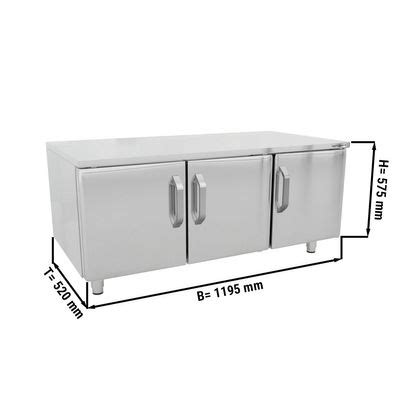 Unterbau 1200mm 3 Türen GGM Gastro