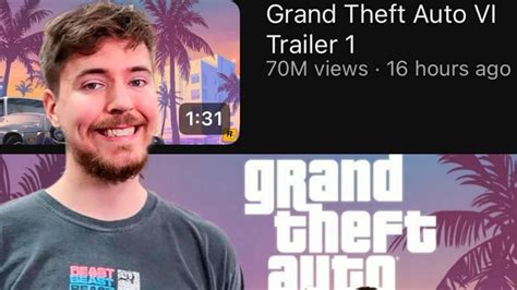 GTA 6 Il Trailer Su YouTube Supera Il Record Mondiale Di