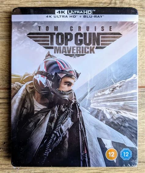 Top Gun Maverick K Uhd Blu Ray Steelbook U K Ultra Hd New Sealed Tom