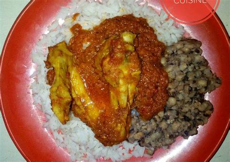 Rice and beans with chicken stew Recipe by Andrea💛(Delish Cuisine ...