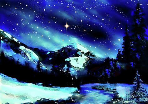 Silent Night Painting By Seshadri Sreenivasan Fine Art America