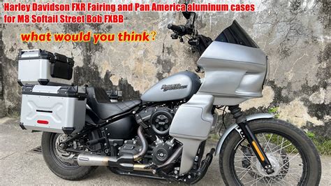 Harley Davidson Fxrt Fairing And Pan America Aluminum Cases For M