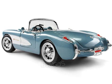 1957 Chevy Chevrolet Corvette 118 Scale Yatming Diecast Model Car