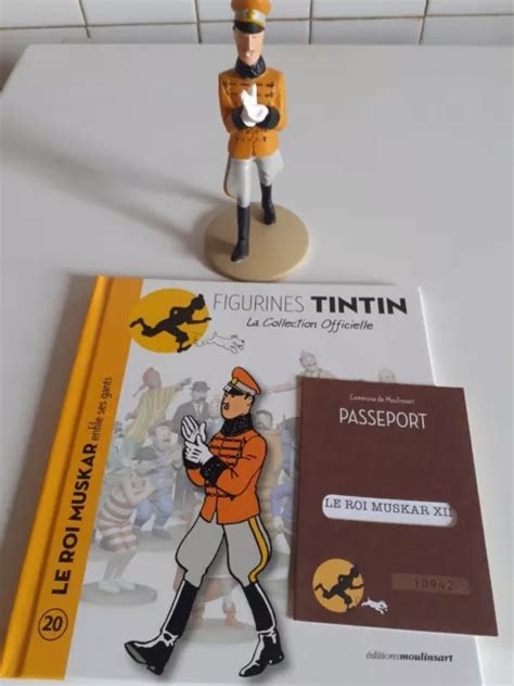 Figurine Tintin Collection Officielle N Le Roi Muskar Enfile Ses