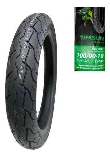 Llanta Timsun 100 90 19 57s Ts 649 Delantera Tubeless n001 Envío gratis