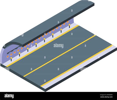 New Road Tunnel Icon Isometric Of New Road Tunnel Vector Icon For Web