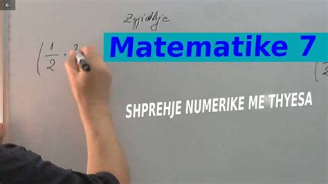 Matematike Shprehje Numerike Me Thyesa Youtube