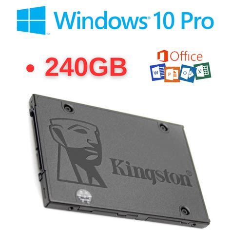 Hd Ssd Kingston 240gb A400 Windows 10 Pro Office 2021 Desktop E Notebook Shopee Brasil