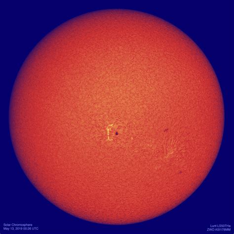 Solar Chromosphere with Lunt LS50THa and ZWO ASI178MM - Solar Observing ...