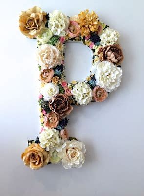 Allred Design Blog Inspired By Pinterest Blooming Monograms