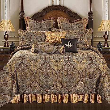 Amazon Loom And Mill Jacquard Comforter Set Piece Luxury