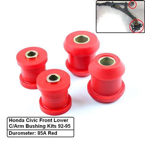 Polyurethane Front Lower Control Arm Bushing Kits For Honda Civic Eg 92