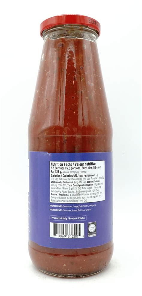 Tuscanini Traditional Pizza Sauce 690g 24 3oz Elite Kosher Mart