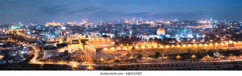 View Jerusalem Old City Sunset Israel Stock Photo 1080937451 | Shutterstock