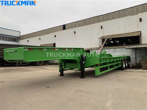 Axle Ton Low Bed Trailer Delivery To Zambia