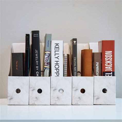 Caveen File Magazine Holder Cardboard Magazine Rack Files Folder