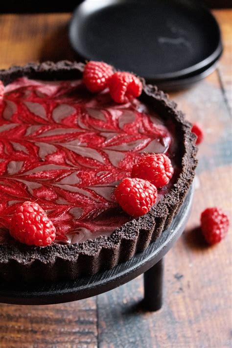 Dark Chocolate Raspberry Tart — Poetry And Pies In 2024 Chocolate And Raspberry Tart Chocolate