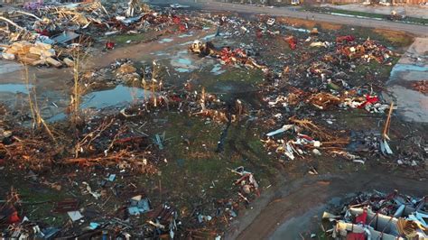 rolling fork ms catastrophic tornado damage  morning light