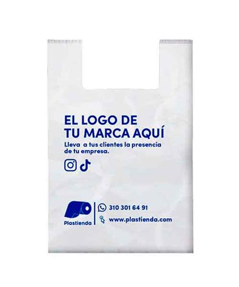 Bolsas Con Manija Tipo Supermercado Personalizadas Gruesas