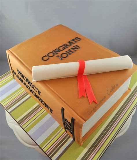 Graduation Book Cake