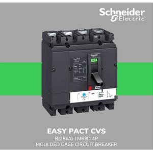 Promo Schneider Compact CVS100B Mccb 63A 4P 25Ka LV510315 Cicil 0 3x