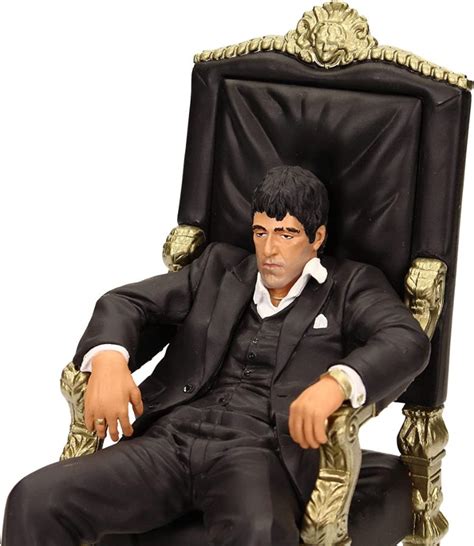 Scarface Tony Montana In Chair 7 Action Figure Ikon Collectables