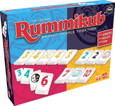 Goliath Rummikub Twist Bordspel Gezelschapsspel Games Bol