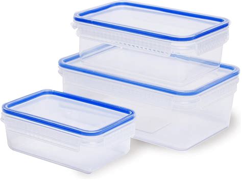 Amazon Unica Plastic Storage Containers BPA Free Rectangle Food