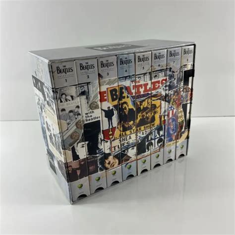 THE BEATLES ANTHOLOGY Box Set Of 8 VHS Video Cassette Tapes Complete