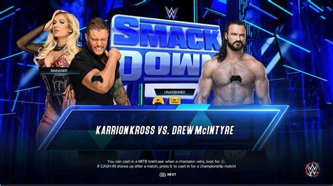 Karrion Kross Vs Drew McIntyre Friday Night SmackDown 01 WWE 2k23