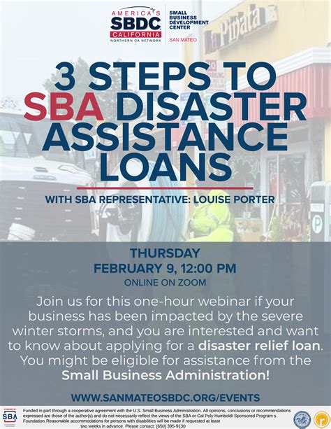 3 Steps to SBA Disaster Assistance Loans - San Mateo SBDC