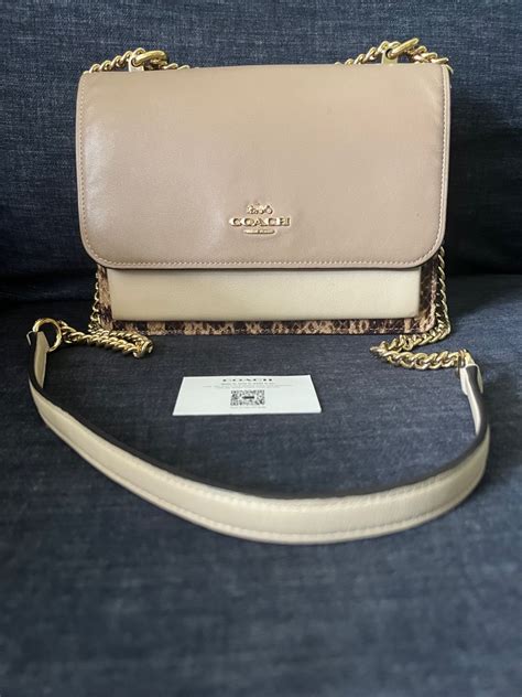 COACH Klare Crossbody In Colorblock Ivory Multi Barang Mewah Tas