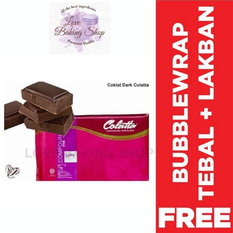 Jual COLLATA DARK CHOCOLATE COMPOUND 1KG COLLATA COKLAT BLOK HALAL