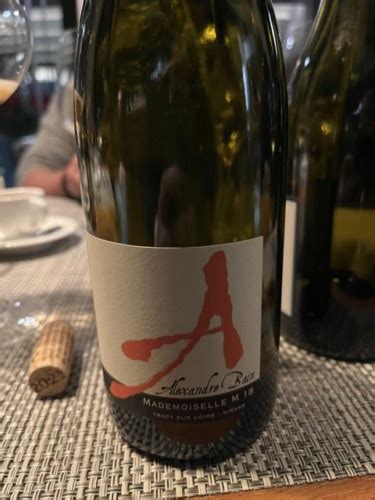 2018 Alexandre Bain Mademoiselle M Pouilly Fumé Vivino US