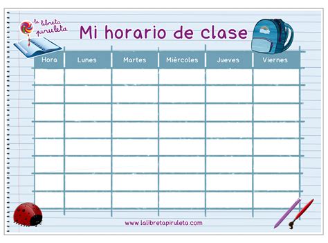 Horarios De Clase Horario De Clases Horario Escolar Horarios Para My