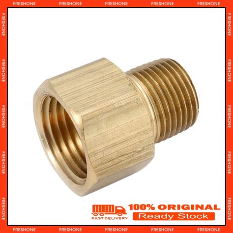 Fre 14 Inch Npt Male To 12 Inch Npt Female Brass Pipe Fitting Reducer Adapter Shopee Philippines